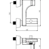 شیر حمام شودر مدل میشل - Image 2
