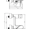 شیر حمام شودر مدل اسمارت مشکی - Image 3