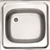 سینک ظرفشویی استیل البرز مدل ساحل تک‌ لگن 0/4*50*50 روکار - Image 2