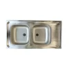 سینک روکار استیل البرز مدل 5.*50*100 دو لگن - Image 2