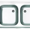 سینک روکار استیل البرز مدل 5.*60*100 دو لگن - Image 2