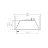 هود استیل البرز مدل SA505 S&B توکار - Image 3