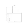 هود مورب استیل البرز مدل SA461W - Image 3