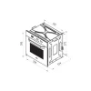فر برقی توکار استیل البرز مدل FE51 - Image 3