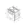 فر برقی توکار استیل البرز مدل FE52 - Image 3