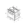فر برقی توکار استیل البرز مدل FE54 - Image 3