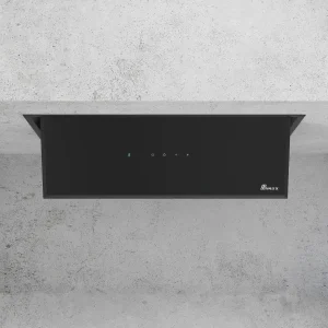 هود مخفی بیمکث مدل 2068 در رنگ‌های مشکی، سفید و طلایی با قدرت مکش ۷۰۰ مترمکعب بر ساعت و فیلتر آلومینیومی ۳ لایه.