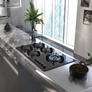 اجاق گاز صفحه ای بیمکث مدل 0016