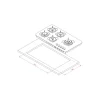 اجاق گاز صفحه ای کن مدل IG8510 - Image 4