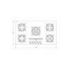 اجاق گاز صفحه ای کن مدل IG8517 - Image 3