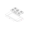 اجاق گاز صفحه ای کن مدل IG503 - Image 4