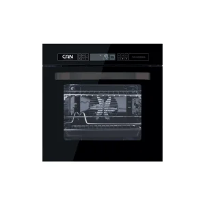 فر برقی توکار کن مدل E6561 با صفحه نمایش لمسی دیجیتال و طراحی مدرن .