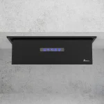 هود مخفی بیمکث مدل 1102 با بدنه مشکی شیشه‌ای و طراحی مدرن برای نصب داخل کابینت
