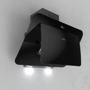 هود مورب بیمکث مدل 2044 مشکی با فیلتر آلومینیومی سه لایه و روشنایی SMD