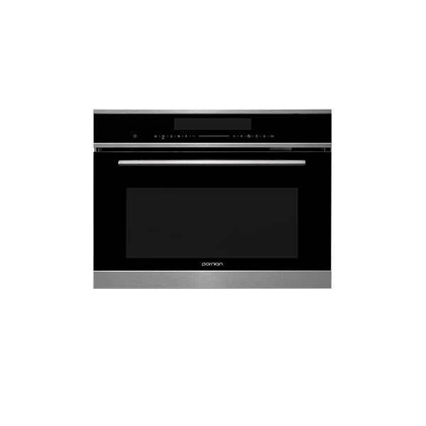 مایکروویو پرنیان استیل مدل PM 3104 با ظرفیت 50 لیتر، صفحه نمایش لمسی و قابلیت‌های گریل و کانوکشن